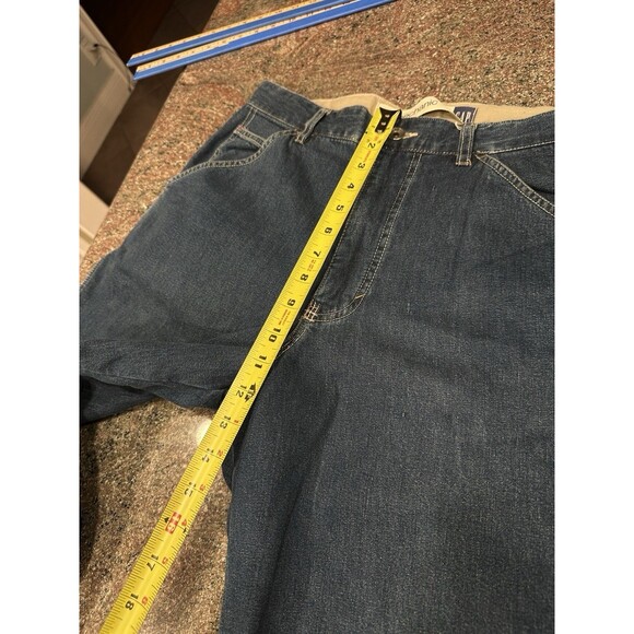 GAP fleece lined denim carpenter painter work pants sz 38 tag vtg y2k workwear - Picture 7 of 11